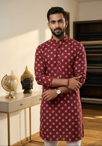 AARIKA TEXTILE, tenue de mariage traditionnelle d'hiver, style japonais, en satin de coton lourd de luxe, à séchage rapide, manches longues, pour hommes - Product Image 5