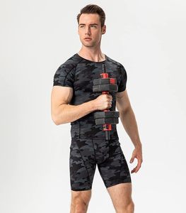 <b>Men's</b> Compression Shirts Short Sleeve Workout Gym T-Shirt Running Tops Cool Dry Sports <b>Base</b> <b>Layer</b> Athletic Undershirts - Product Image 5