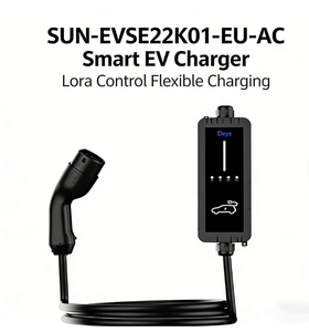 สถานีชาร์จรถยนต์ไฟฟ้าอัจฉริยะ Deye SUN-EVSE11K01-EU-AC SUN-EVSE22K01-EU-AC ควบคุมผ่านแอปพลิเคชัน - Product Image 1
