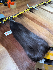 Extensions de cheveux en vrac de haute qualité, produit très demandé 2026, couleurs blondes ombrées, cheveux bruts super double drawn de haute qualité - Product Image 6