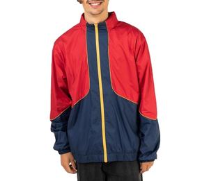 Chaqueta cortavientos de diseñador de ropa de calle con contraste de colores personalizados, ropa deportiva informal para exteriores, chaqueta transpirable a prueba de viento para correr - Product Image 1