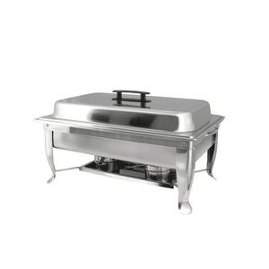 Stainless Steel Rectangular Chafing Dish Set <b>Buffet</b> <b>Server</b> with Fuel Holders Durable Catering Food Warmer for Weddings and Event - Product Image 1