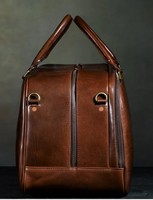 Sac de voyage en cuir pleine fleur pour hommes et femmes, sac de sport résistant au temps