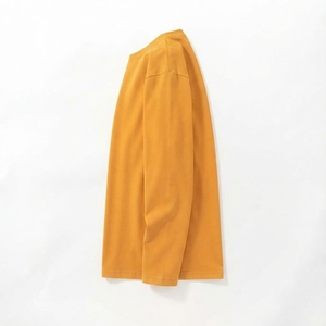 T-shirts à manches longues pour hommes personnalisés avec logo, 100 % coton peigné respirant, coupe oversize, service OEM ODM, vente en gros 2026 - Product Image 4