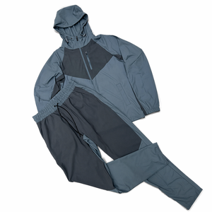 <b>Men</b> Tracksuit Set Hooded <b>Jacket</b> Pants Windbreaker Sportswear Running Gym Training Suit Heavyweight Activewear Outfit 2 1 Design - Product Image 1