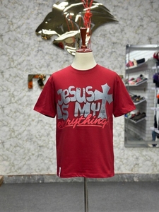 เสื้อยืดกราฟิกคริสเตียนแบบกำหนดเอง GRAY FOUR SPORTS ผ้าฝ้าย 100% ทรงปกติ 300 กรัม แขนสั้น สตรีทแวร์แนวศาสนา พระเยซูคือพระเจ้าของฉัน - Product Image 2