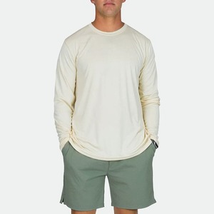 Camisetas de algodón personalizadas al por mayor para hombre, cuello redondo, corte holgado, manga corta, estilo casual, diseño frontal único, antiencogimiento, en blanco - Product Image 6