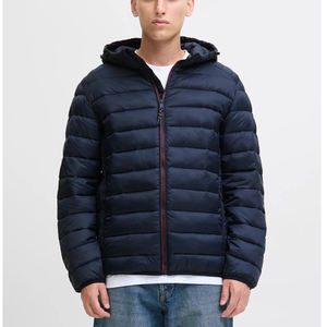 Abrigos de Invierno Personalizados para Hombre, Chaqueta Larga y Cálida con Capucha, Chaqueta Acolchada Informal, Chaqueta Cortavientos, Chaqueta Larga Acolchada - Product Image 2