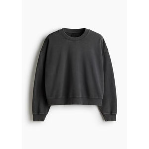 Sweat-shirt à col rond et épaules tombantes en molleton 100 % coton pour homme et femme, style streetwear, coupe oversize, vente en gros, OEM - Product Image 1