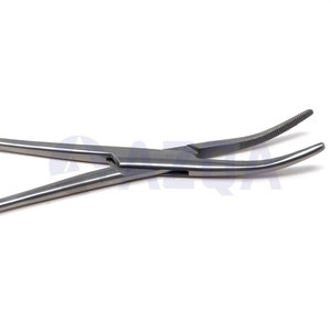 Stainless Steel 5.5 Inch Kelly Forceps Straight And Curved For Body Jewelry Holding And Professional <b>Piercing</b> - Product Image 4
