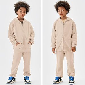 Conjunto Deportivo Unisex de Sudadera con Cremallera y Pantalones, Logotipo Personalizado, Ropa Deportiva al por Mayor, Felpa de Algodón - Product Image 2