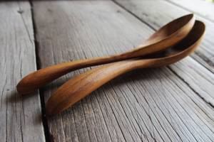 Juego de utensilios de madera para servir arroz, resistentes al calor, aptos para lavavajillas y microondas, protegen las sartenes - Product Image 5