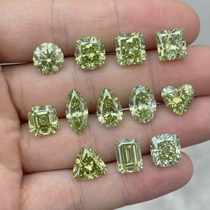 Diamantes Verdes Vívidos de Lujo en Oferta, de 1.00 a 3.00 Quilates, Diamantes Cultivados en Laboratorio Sueltos para Joyería, Certificados por IGI, SHREERAJ - Product Image 1