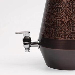 Distributeur d'eau en cuivre à commande manuelle, chargement par le haut, boîtier en acier inoxydable, réservoir de stockage d'eau froide - Product Image 4