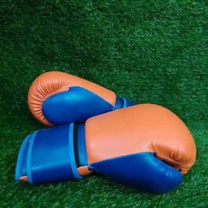 Guantes de Boxeo de Cuero PU Genuino con Cierre de Velcro, Talla Personalizada para Uso en Gimnasio - Marca - Product Image 2