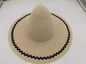 Divertidos Sombreros de Bruja Trenzados a Mano, Sombreros de Paja para Cosplay con Logotipo Personalizado para Fiestas de Halloween - Product Image 3