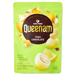 Chocolate Dragee HALAL Yuzu con Almendras y Anacardos Recubiertos de Chocolate, 75g, Snacks y Dulces, Fabricación al por Mayor, Exportación, OEM/ODM, Producto Más Vendido - Product Image 1