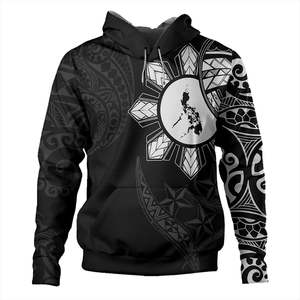 Sweat à capuche noir pour homme, écologique, respirant, 100% coton tissé, vêtement décontracté, coupe classique, style hiver - Product Image 1