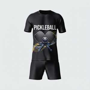 Uniforme de Pickleball para Hombre, Fabricante Profesional, Transpirable, Logotipo Personalizado, Impresión Sublimada, Absorbe la Humedad, Ajuste Atlético, 100% - Product Image 3