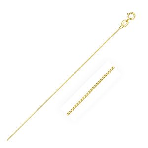 Collana Classica a Catena Box in Oro Giallo 10k, 0.6mm, Collane Raffinate - Product Image 1