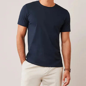Camisetas Personalizadas al por Mayor para Hombre, Camisetas con Logotipo Bordado e Impreso, Camisetas 100% Algodón, Diseño de Logotipo Liso - Product Image 4