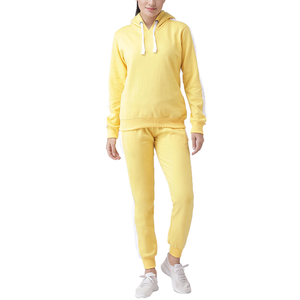 Survêtement de sport d'hiver pour femme, personnalisé, le plus vendu, à capuche, respirant, coupe-vent, séchage rapide, tenue décontractée pour la gym - Product Image 1