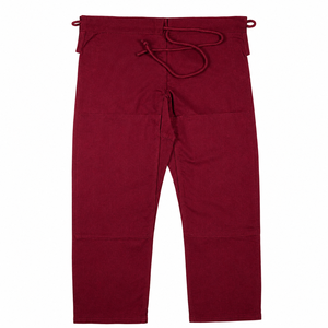 Pantalones de BJJ Unisex Personalizables Color Granate, 100% Algodón, Corte Regular, Ropa de Artes Marciales, Talla Adulto, Uniformes de Jiu-Jitsu - Product Image 5