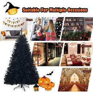 Albero di Natale Artificiale Pieghevole di 1,8 Metri per Halloween, Elemento Decorativo di Alta Qualità - Product Image 5