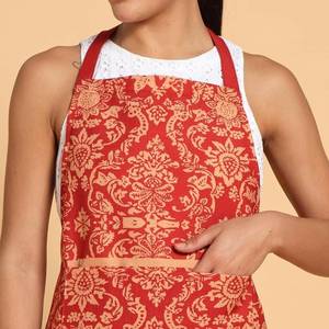 Indian Exporter Top Quality Customized Print Adjustable Unisex 100% Cotton <b>Cooking</b> Kitchen <b>Apron</b> - Product Image 5