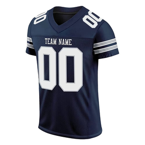 Camiseta de Fútbol Americano Personalizada para Hombre y Mujer, Unisex, Talla Grande, Camiseta de Rugby para Práctica, Cuello en V, Uniforme Deportivo para Equipo, 100% Personalizable - Product Image 4