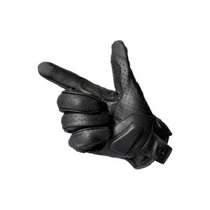 Gants de moto Samroz Sports en cuir véritable, respirants, écologiques, compatibles écran tactile, antidérapants, quatre saisons, unisexes, doux - Product Image 6
