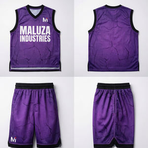 Uniforme de Baloncesto Sublimado Personalizado a Precio de Fábrica, Conjunto de Camiseta sin Mangas y Pantalones Cortos para Hombre, Sublimación Completa, Kit Deportivo - Product Image 6