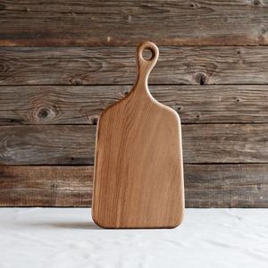 Planche à découper en bois dur, robuste, pour la cuisine quotidienne, pour couper légumes, viande, fruits, épaisse, de qualité professionnelle. - Product Image 5