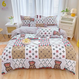 Wholesale New Designs <b>Bed</b> Sheet <b>Set</b> Printed Modern Cover Bedding <b>Sets</b> - Product Image 6