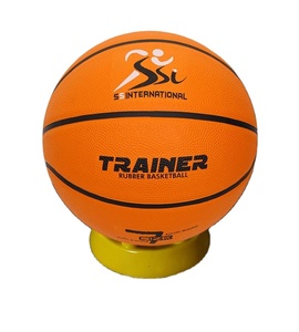 Exclusive PU <b>Basketball</b> Rubber and Nylon Molded <b>Size</b> <b>3</b> 4 5 6 7 Made in India for Professional Match Use - Product Image 2