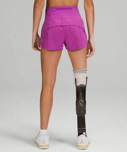 Summer Workout Short de fitness pour femmes Athletic Running Blank Plain Gym Shorts pour femmes Sports Double couche Yoga Shorts - Product Image 5