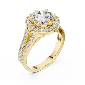 Luxury 1.5CT Diamond With IGI Morden Jewellery <b>Ring</b> Silver And Gold Diamond <b>Ring</b> Engagement <b>Couple</b> Promise Wedding <b>Ring</b> Setprice - Product Image 6