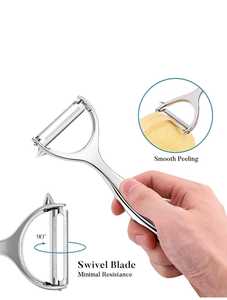 Professional Stainless Steel Y Shaped <b>Vegetable</b> <b>Peeler</b> Sharp Serrated Fruit Cutter And Potato <b>Peeler</b> For Home Kitchen Use - Product Image 6