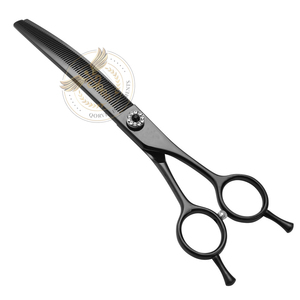 Professional <b>Dog</b> Grooming <b>Scissors</b> Curved Chunker Shears 7.0'' Extremely Sharp 420C Stainless Steel Blades Thinning <b>Scissors</b> - Product Image 1