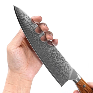 Couteau de Chef Damas Haut de Gamme LEGACY BLADES, Couteau de Cuisine Artisanal Premium avec Manche en Bois, Fournitures pour Restaurants et Hôtels - Product Image 6