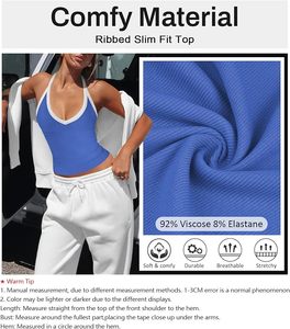 Women's Ultra Stretch Breathable Knitted Active Performance <b>Racer</b> <b>Tank</b> with Front Logo - Product Image 5