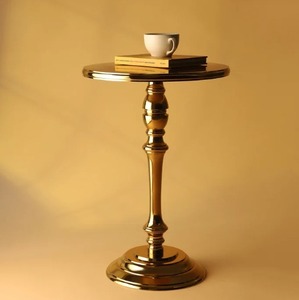 Table d'appoint pliante en fer, mobilier d'appoint portable en métal pour balcon, patio, camping, chambre, salon, événements en plein air - Product Image 6