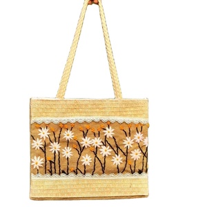 Attractive Style Trending <b>Jute</b> <b>Tote</b> <b>Bag</b> with Rope Handle Letter Pattern Custom Logo Design Natural Friendly Daily Use Bangladesh - Product Image 2