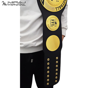 Cinturón de Campeón Personalizado Premium, Doble Capa de Metal, Correa de Cuero, Cinturones de Trofeo para Lucha Libre y Boxeo, Venta al Por Mayor - Product Image 3
