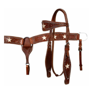 Ensemble de têtière et de peitorale western de qualité supérieure, fait main et orné de perles colorées, équipement d'équitation décoratif - Product Image 3
