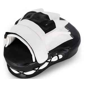 นวมซ้อมมวยโค้งรับแรงกระแทก - แผ่นรองมือฝึกซ้อมหนังเทียมอย่างดี - Product Image 2