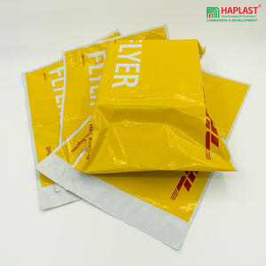 Bolsas de correo de poliéster impresas personalizadas ecológicas Haplast Vietnam sobres de envío de plástico reciclado correo ropa de piel comercio electrónico - Product Image 6