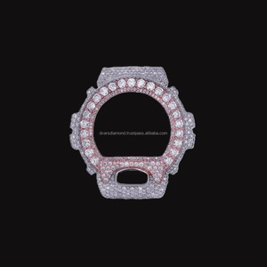 Kit de Modificación de Caja de Reloj Celebrity Glow Iced, Acero Inoxidable, Estilo Urbano Hip Hop, Colección de Marcos de Reloj para Actualización - Product Image 4