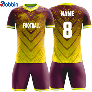 Uniformes de Fútbol Personalizados Unisex, Camisetas de Fútbol Transpirables de Secado Rápido con Cuello en V, Manga Corta, Sublimadas, Ropa Deportiva de Poliéster - Product Image 2