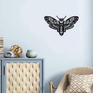 CIFbuy Decorazione Murale Vintage Gotica Cottagecore con Design a Falena in Ferro per Camera da Letto, Soggiorno, Giardino, in Alluminio, Nuovo Servizio di Ritiro Disponibile - Product Image 3